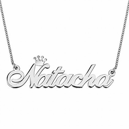 Silver Name Pendant