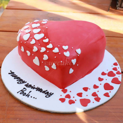 Heart Cake for Loved Ones