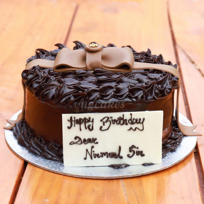 Chocolate Bouquet Cake