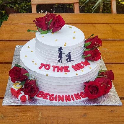 Wedding Cake for New Beginning