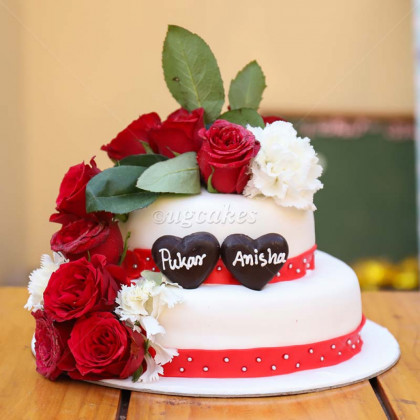 Double Deck Wedding Cake