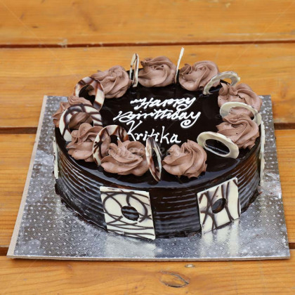 Chocolate Cake with Vanilla Braks