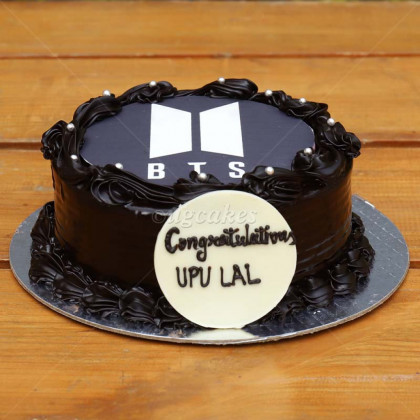 Photo Printed Chocolate Cake