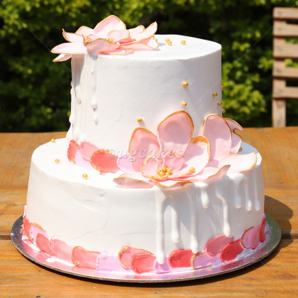 Double Deck Wedding, Anniversary Cake