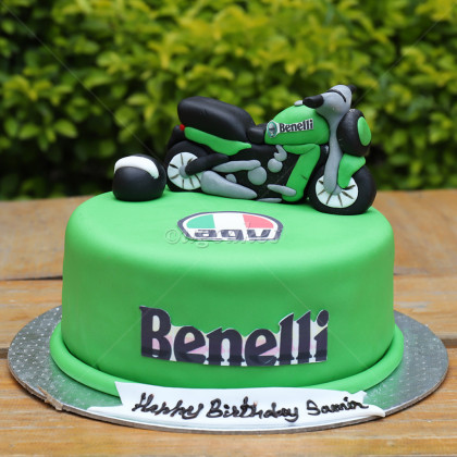 Benelli Bike Themed Cake