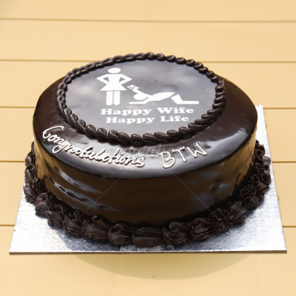 Chocolate Cake for Bachelor Party
