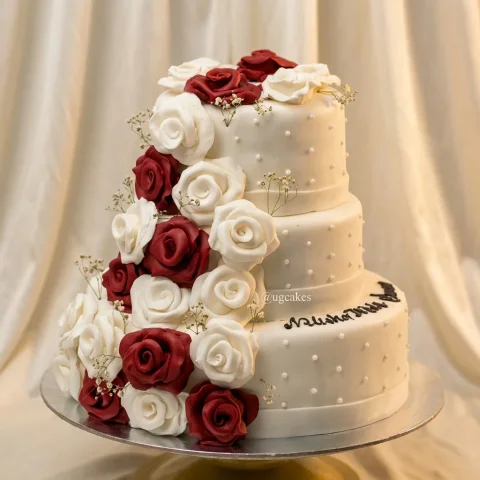 Triple Deck Wedding Cake