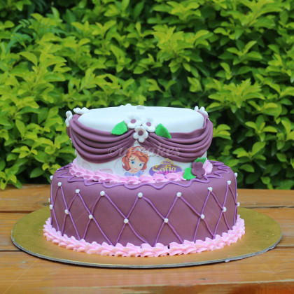 Double Deck Princess Cake