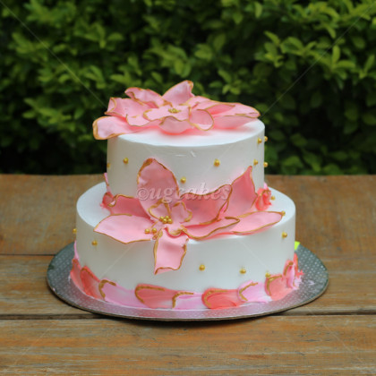 Double Deck Wedding Cake