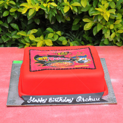Ramen Noodles Design Print Cake