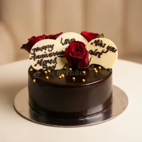 Anniversary Cake For Mom and Dad
