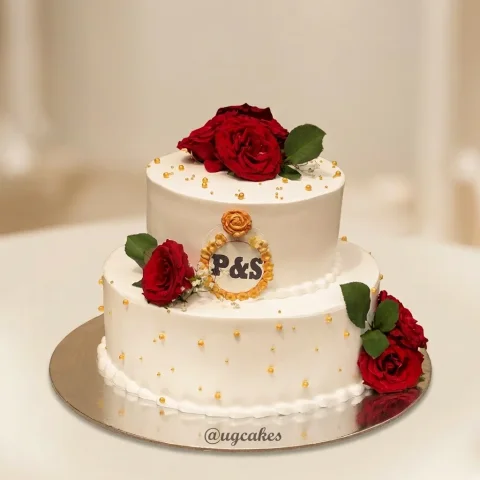 Double-Deck Wedding Cake