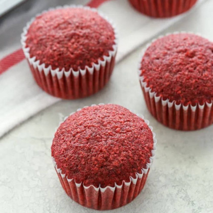 Plain Red Velvet Muffins