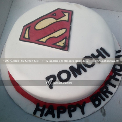 Superman Designed Cake
