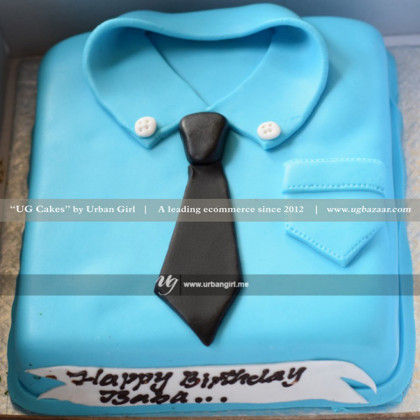 Shirt Designed Cake for Father