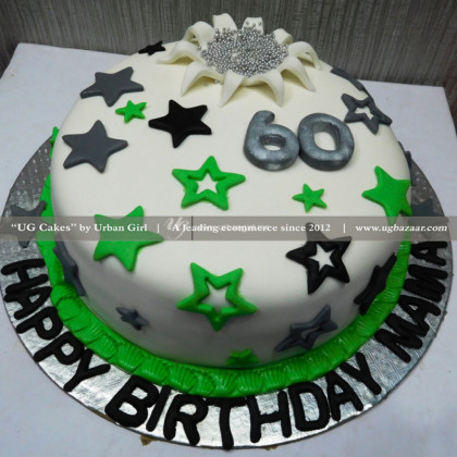 Birthday Cake for 60's