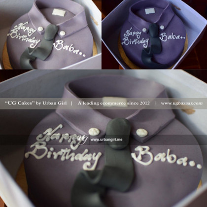 Shirt Designed Cake for Father