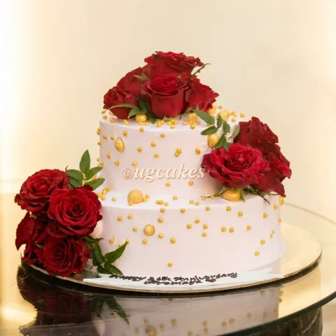 Double-Deck Wedding Cake
