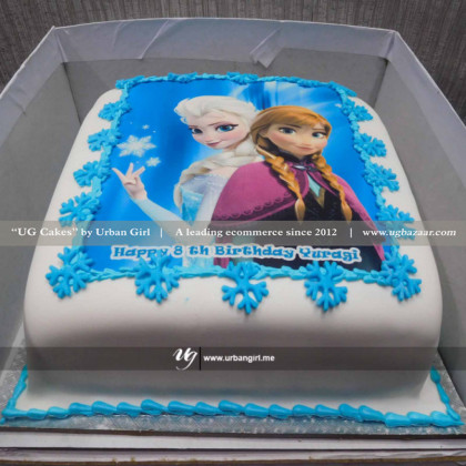 Frozen Themed Cake