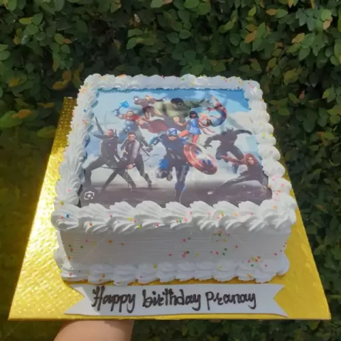 Avengers Themed Cake
