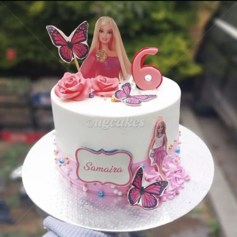 Barbie Doll Cake