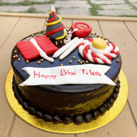 Bhai Tika Special Chocolate Cake