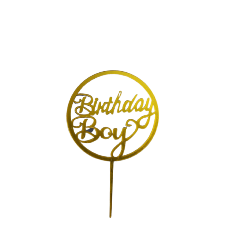 Birthday Boy Cake Topper
