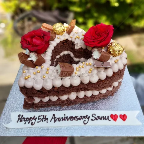 Chocolate Heart Cake