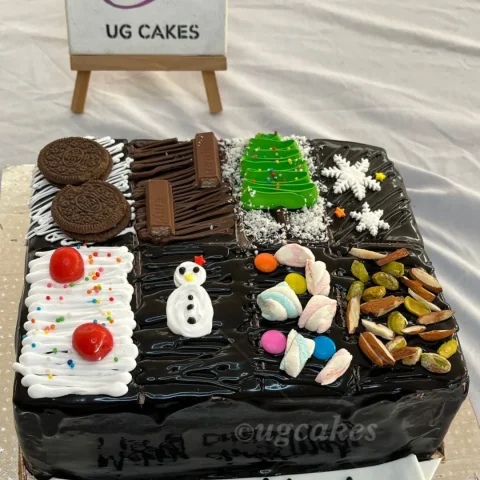 Classic Chocolate Christmas Cake