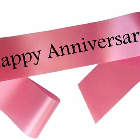 Happy Anniversary Sash