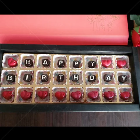 Happy Birthday - 24 Pieces Chocolate Box