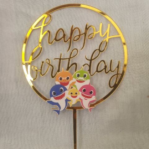 Happy Birthday Cake Topper
