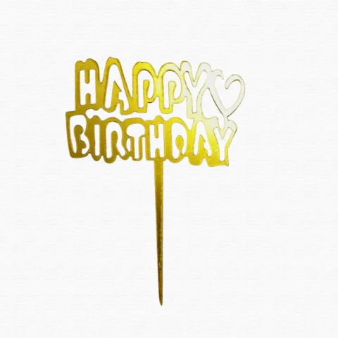 Happy Birthday Cake Topper