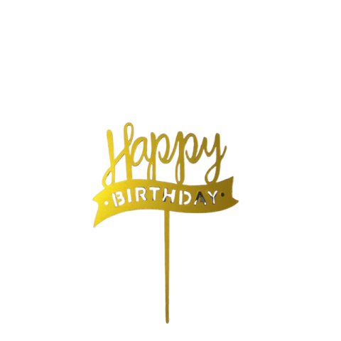 Happy Birthday Cake Topper