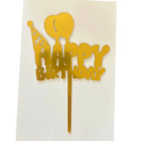 Happy Birthday Cake Topper 