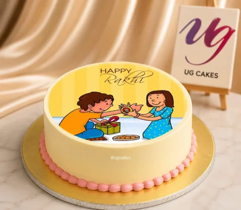 Happy Rakhi Cake