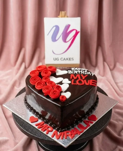 Heart Melt Cake
