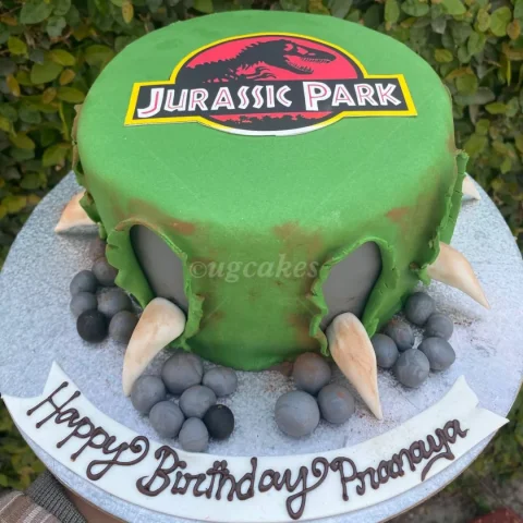 Jurassic Themed Cake