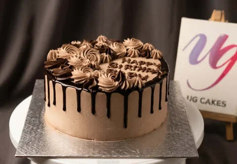 Mocha Drip Cake