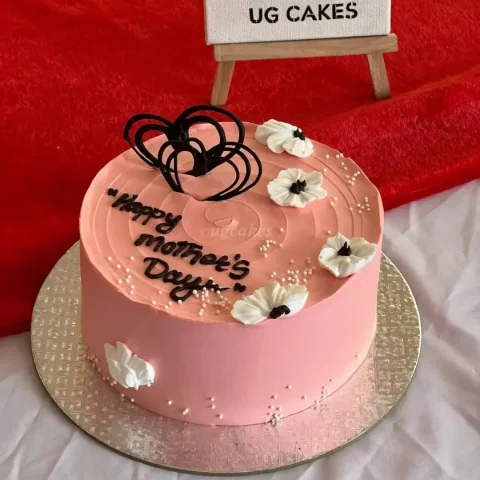 Mother's Day Special Cakes with cream flowers 