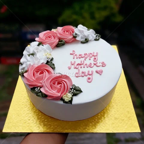 Mother's Day Special Floral Cake