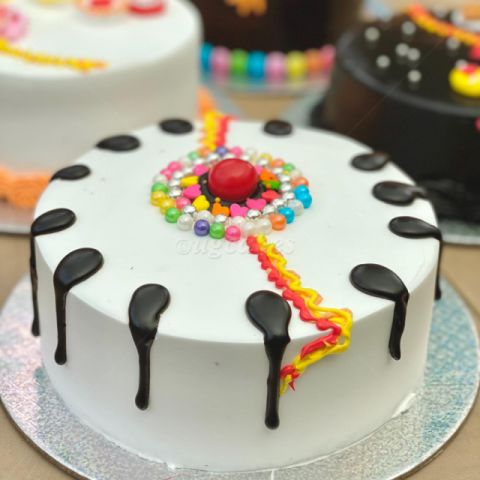 Pearl Rakhi Cake