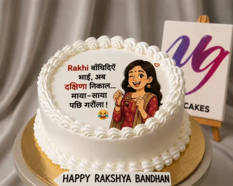 Rakshya Bandhan Funny Cake