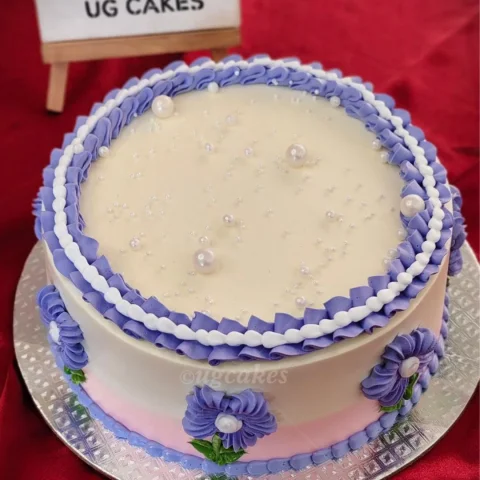 Rosy Pearl Cake