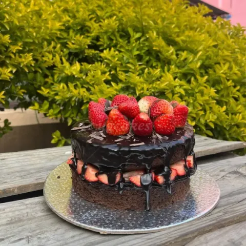 Strawberry Temptation Chocolate Cake