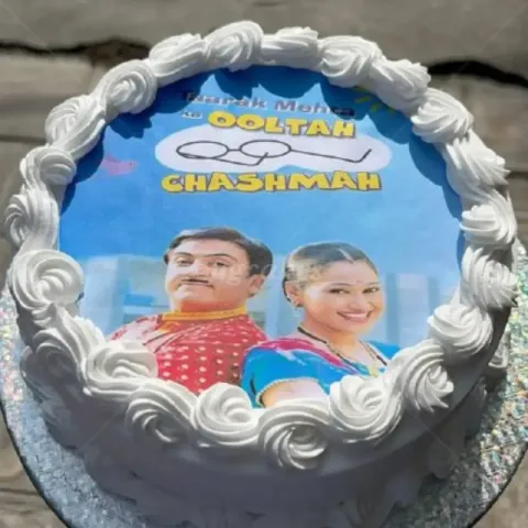 Tarak Meheta Ka Ooltha Chasma Themed cake