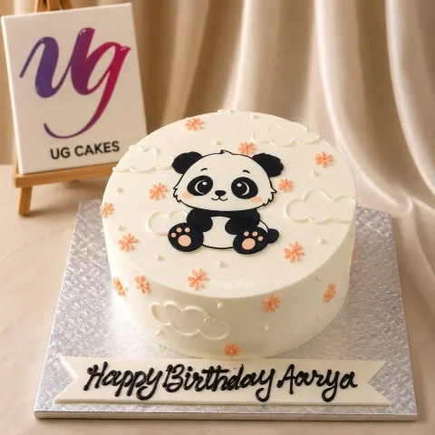 The Cute Panda Cake