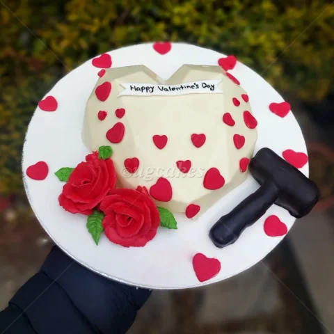 Valentine Special Pinata Cake