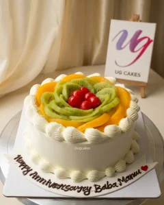 Fruit Topping Cake